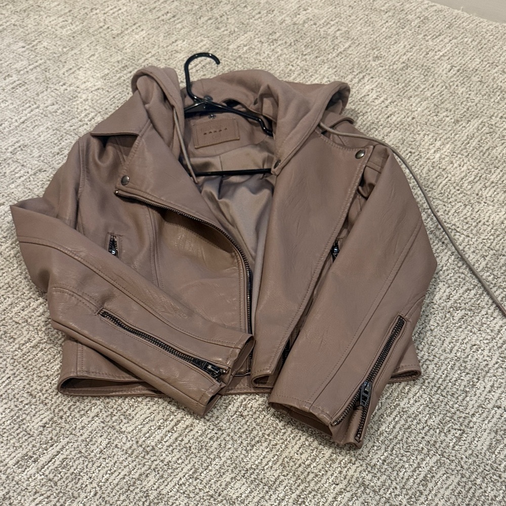 Blank NYC Brown Leather Jacket